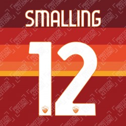 Smalling 12 (Official AS Roma 2020/21 Home Club Name and Numbering)